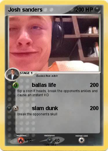 Pokemon Josh sanders