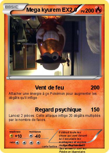 Pokemon Mega kyurem EX2.0