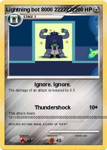 Pokemon Lightning bot 8000 2222222