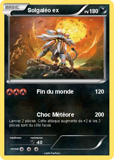 Pokemon Solgaléo ex
