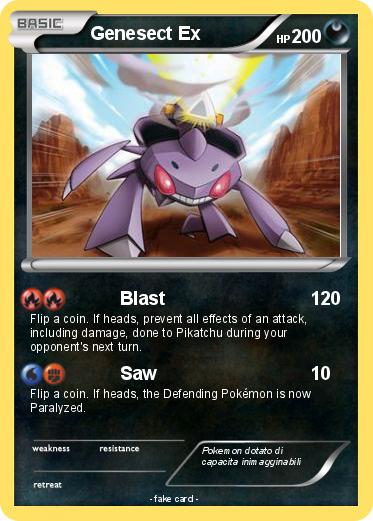 Pokemon Genesect Ex