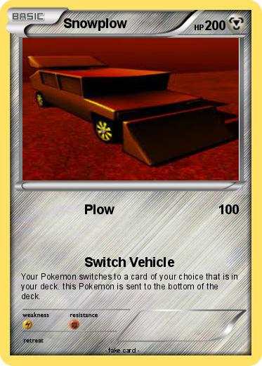 Pokemon Snowplow