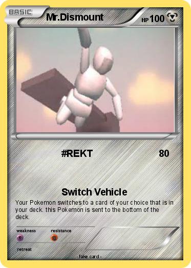 Pokemon Mr.Dismount