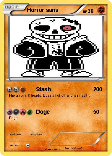 Pokemon Horror sans