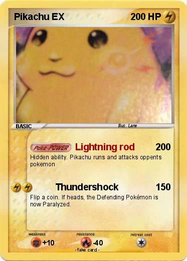 Pokemon Pikachu EX