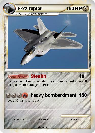 Pokemon F-22 raptor