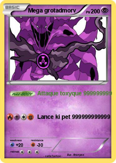 Pokemon Mega grotadmorv