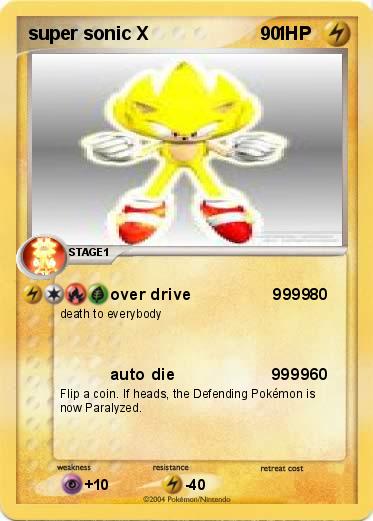 Pokemon super sonic X                         1