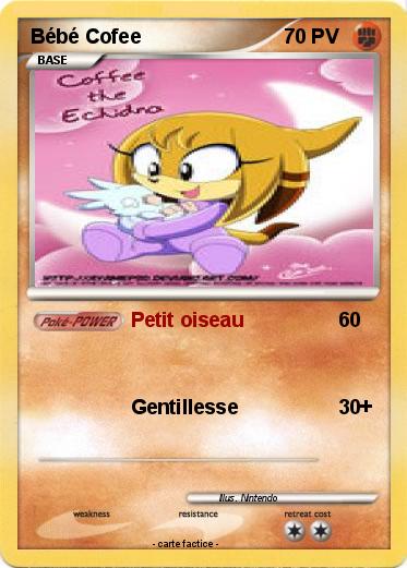 Pokemon Bébé Cofee