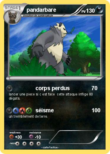 Pokemon pandarbare