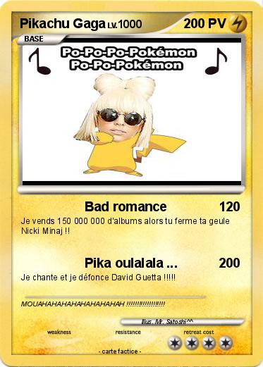 Pokemon Pikachu Gaga