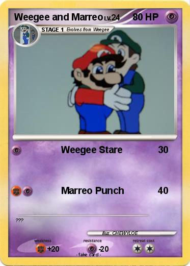 Pokemon Weegee and Marreo