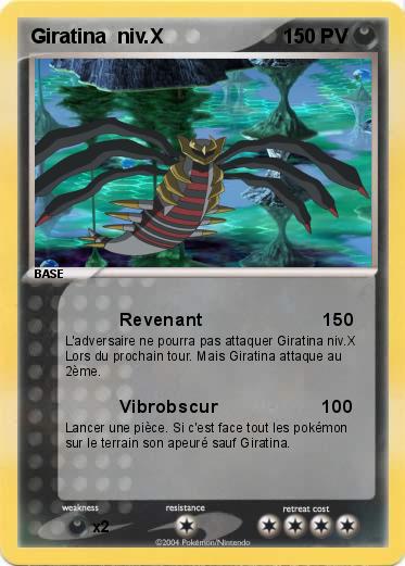Pokemon Giratina  niv.X                 
