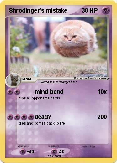 Pokemon Shrodinger's mistake