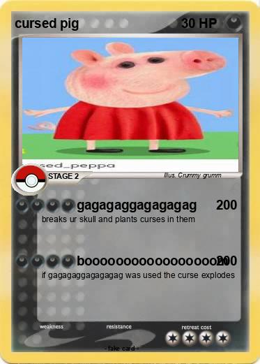 Pokemon cursed pig