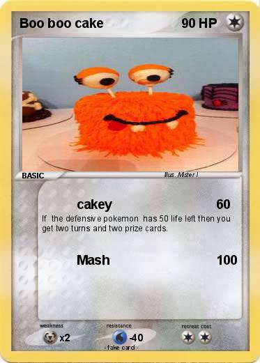 Pokemon Boo boo cake