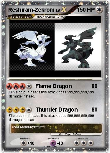 Pokemon Reshiram-Zekrom