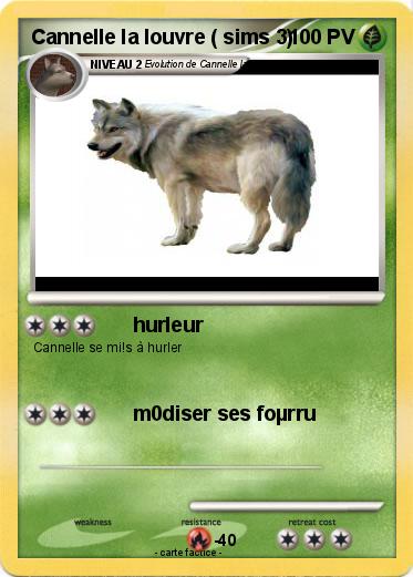 Pokemon Cannelle la louvre ( sims 3)