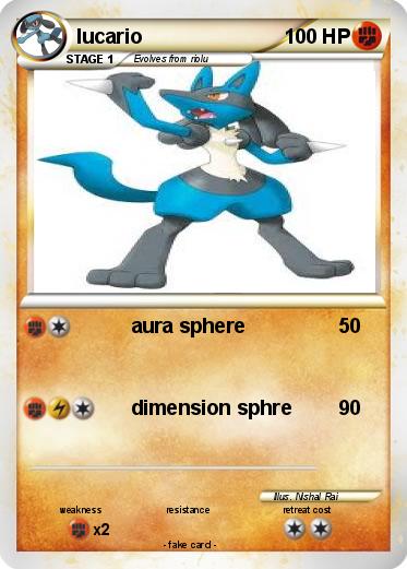 Pokemon lucario