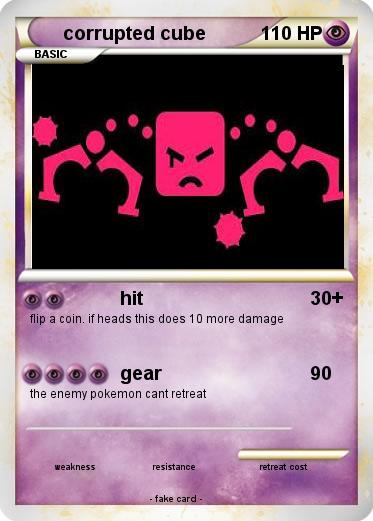 Pokemon corrupted cube