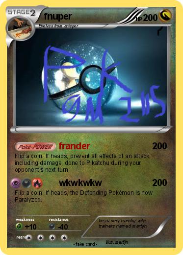Pokemon fnuper