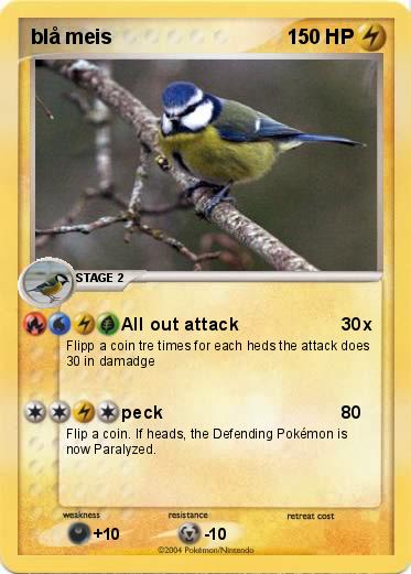 Pokemon blå meis