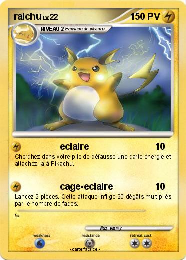 Pokemon raichu