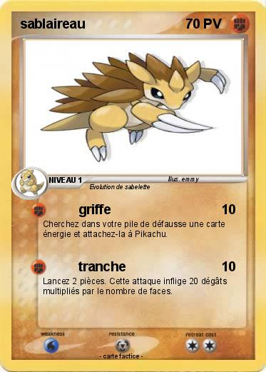 Pokemon sablaireau