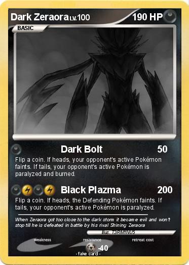 Pokemon Dark Zeraora
