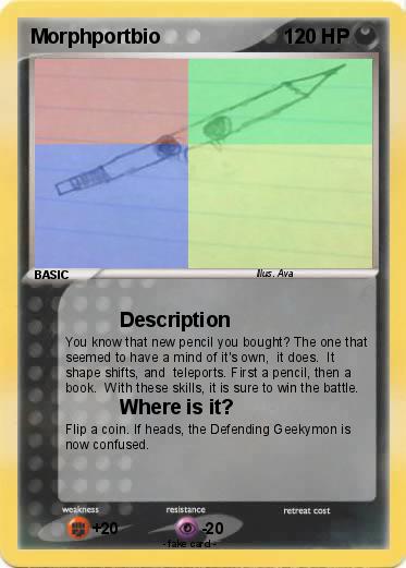 Pokemon Morphportbio