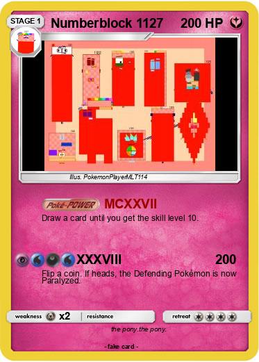 Pokemon Numberblock 1127
