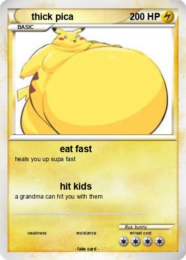 Pokemon thick pica