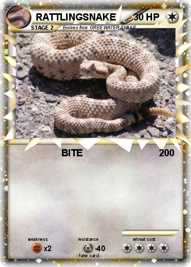 Pokemon RATTLINGSNAKE