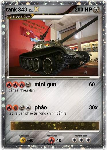 Pokemon tank 843