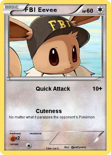 Pokemon FBI Eevee