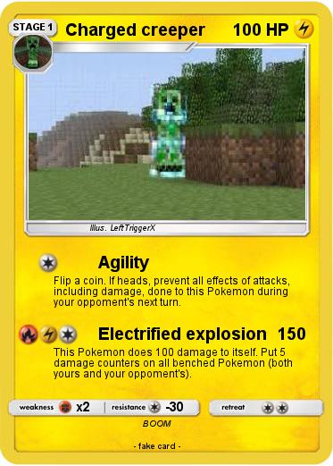 Pokemon Charged creeper