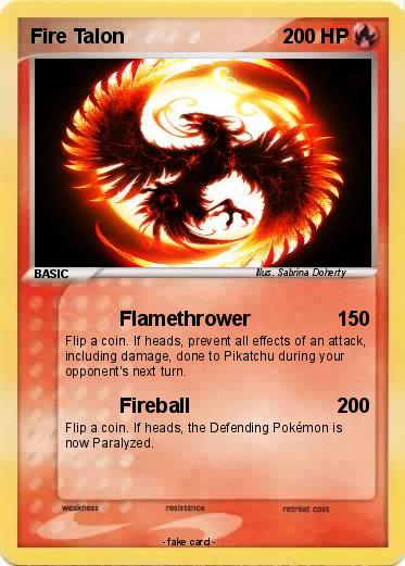 Pokemon Fire Talon