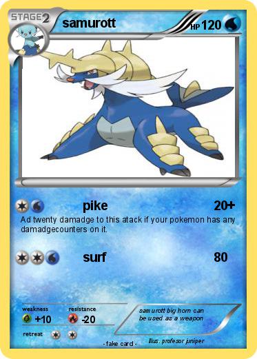 Pokemon samurott