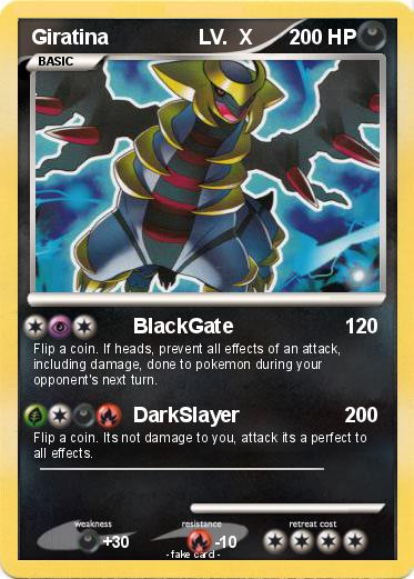 Pokemon Giratina                LV.  X
