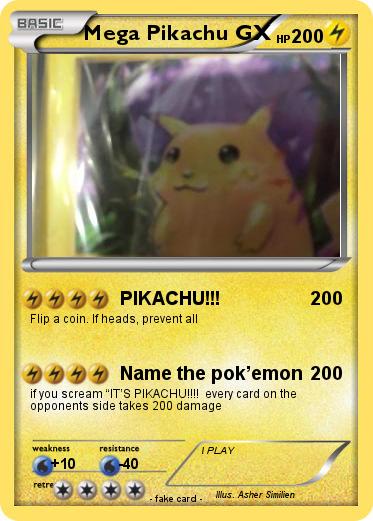 Pokemon Mega Pikachu GX
