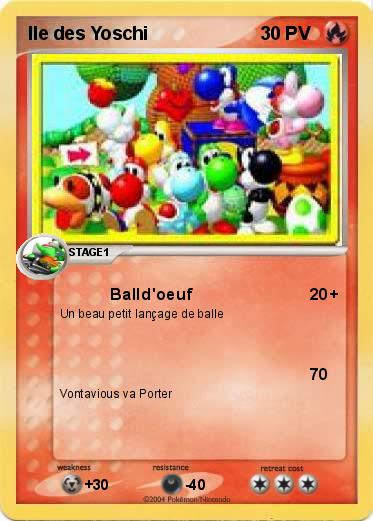 Pokemon Ile des Yoschi