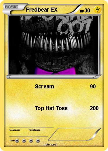 Pokemon Fredbear EX
