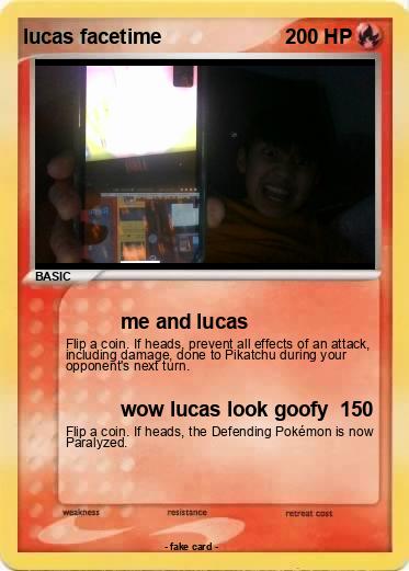Pokemon lucas facetime
