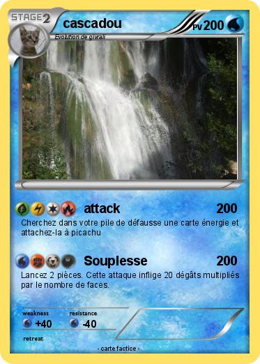 Pokemon cascadou