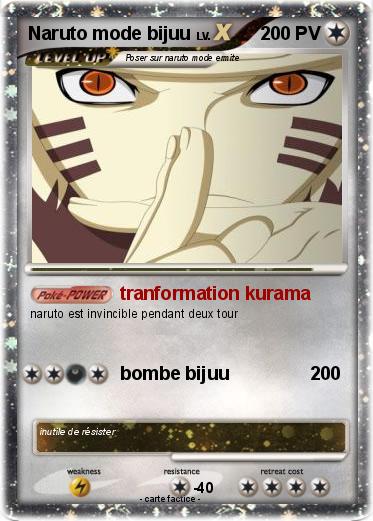 Pokemon Naruto mode bijuu