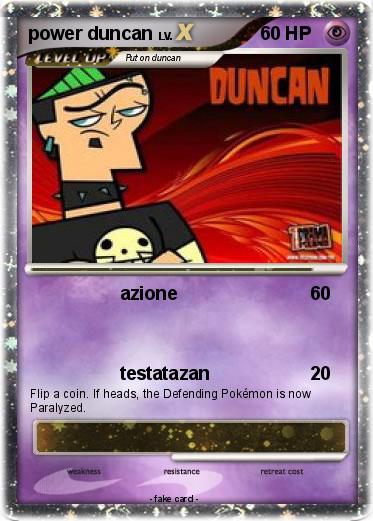 Pokemon power duncan