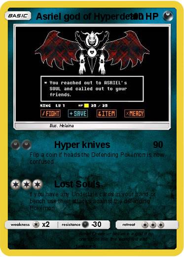 Pokemon Asriel god of Hyperdeath
