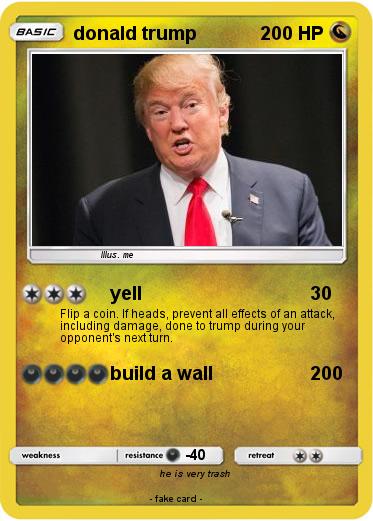 Pokemon donald trump