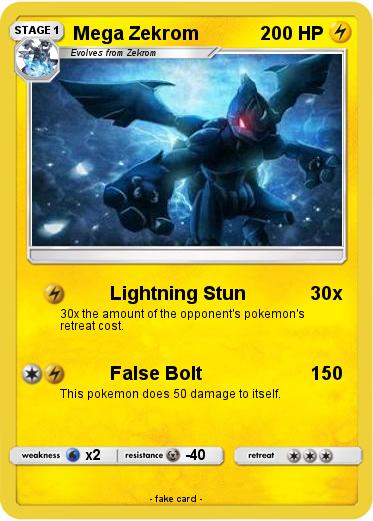 Pokemon Mega Zekrom