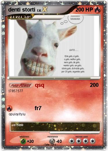 Pokemon denti storti